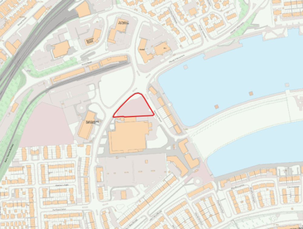 A map of Land at Neptune Road